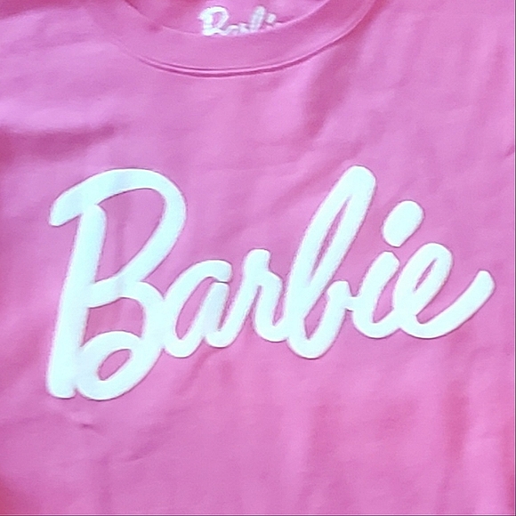 Pink 3D Barbie logo Sweatshirt - Picture 3 of 5
